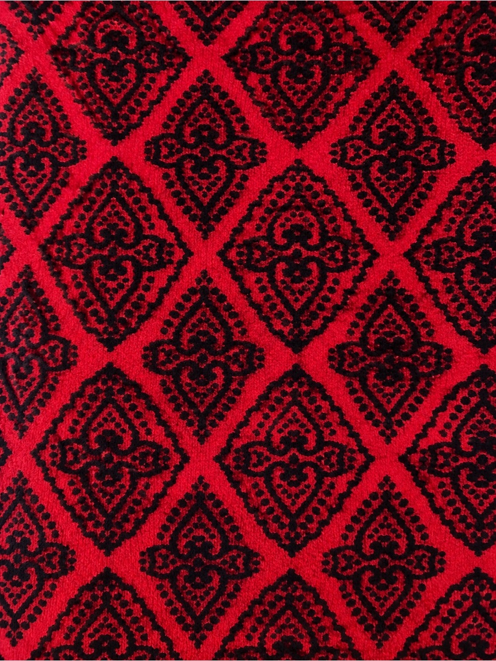Secret Treasures Fleece Sleep Shirt Gown XL 16-18 Red Black Cozy Loungewear - Picture 8 of 8